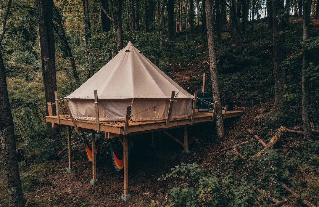 shenandoah national park airbnb off-grid camping